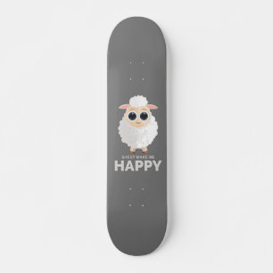 Schafe machen mich glücklich skateboard
