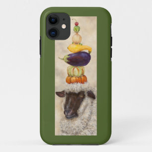 Schafe mit großer Veggie/Frucht-Hut iPhone Gehäuse Case-Mate iPhone Hülle