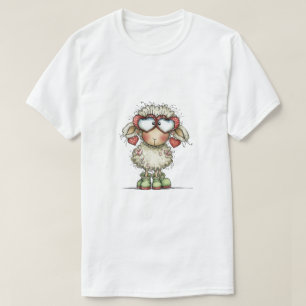 Schafe mit konzeptionellem künstlerischem Design T-Shirt