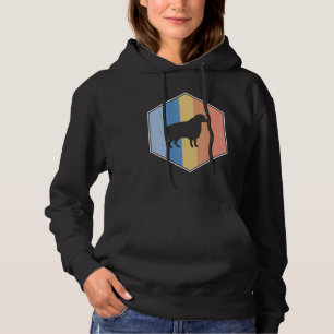 Schafe mit Retro-Farben in einem Sechseck Hoodie