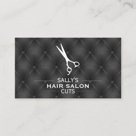 Schafe mit Trennlinien | Luxusupholstery Cushion Visitenkarte (Vorderseite)