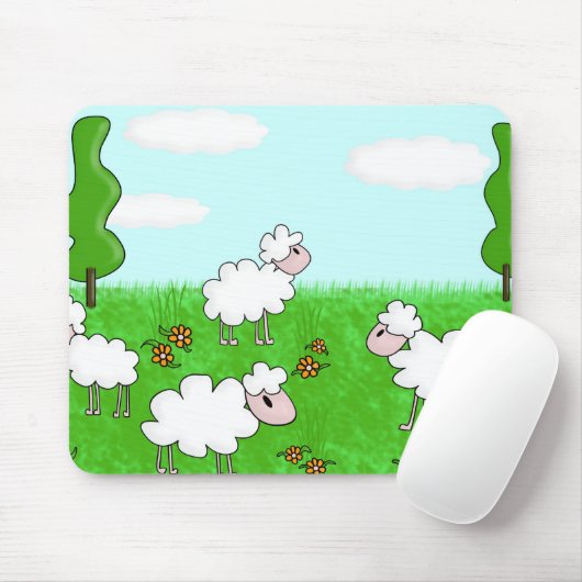 Schafe Mousepad (Mit Mouse)