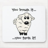 Schafe Mousepad (Vorne)