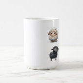 Schafe, Mutton, Glück Kaffeetasse (Mittel)