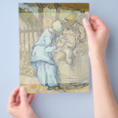 Schafe nach Millet von Vincent Van Gogh Flyer (Hand)