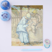 Schafe nach Millet von Vincent Van Gogh Flyer (Einzeln)