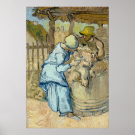 Schafe nach Millet von Vincent Van Gogh Poster