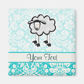 Schafe; Niedlich Magnet (Vorne)