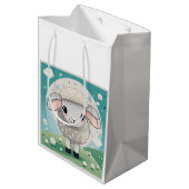 Schafe niedlich mittlere geschenktüte (Rückseite Schrägansicht)