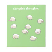 Schafe Notizblock (Vorderseite)