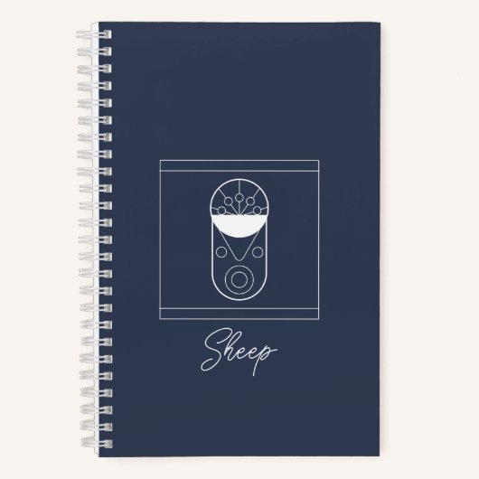 Schafe Notizblock (Vorderseite)
