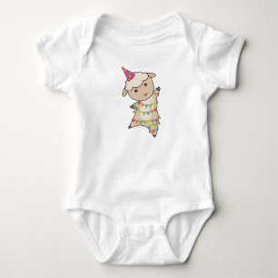 Schafe Pennant Garland Party Schafe Süße Tiere Baby Strampler