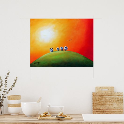 Schafe Poster (Küche)