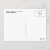 Schafe Postkarte (Rückseite)