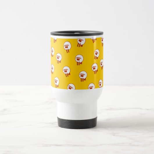 Schafe Reisebecher (Mittel)