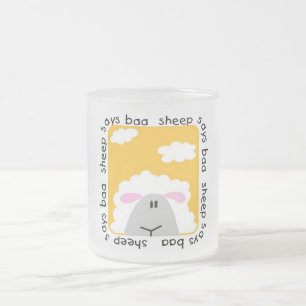 Schafe sagen Baa T-Shirts und Geschenke Mattglastasse