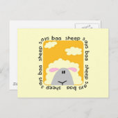 Schafe sagt Baa Tshirts und Geschenke Postkarte (Vorne/Hinten)