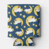 Schafe, schlafende Schafe, Mond, Sterne Dosenkühler (Rückseite)