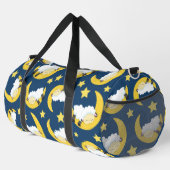 Schafe, schlafende Schafe, Mond, Sterne Duffle Bag (Rechte Ecke)