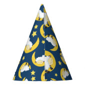Schafe, schlafende Schafe, Mond, Sterne Partyhütchen (Rückseite)