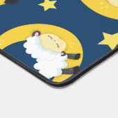Schafe, schlafende Schafe, Mond, Sterne Schreibtischunterlage (Ecke)