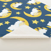 Schafe, schlafende Schafe, Mond, Sterne Sherpadecke (3/4)