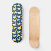Schafe, schlafende Schafe, Mond, Sterne Skateboard (Vorderseite)