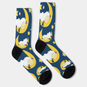 Schafe, schlafende Schafe, Mond, Sterne Socken (Rechts)