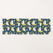 Schafe, schlafende Schafe, Mond, Sterne Yogamatte (Vorderseite (Horizontal))