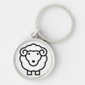 Schafe Schlüsselanhänger (Vorne)