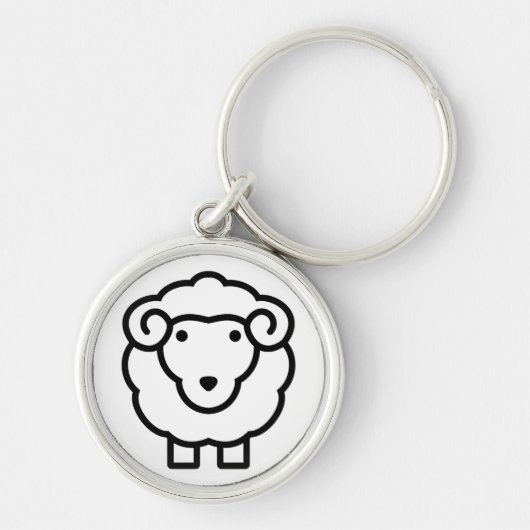Schafe Schlüsselanhänger (Vorne)