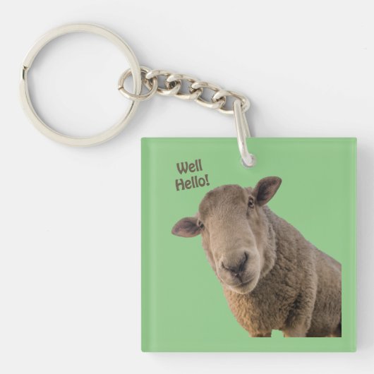 Schafe Schlüsselanhänger (Vorderseite)