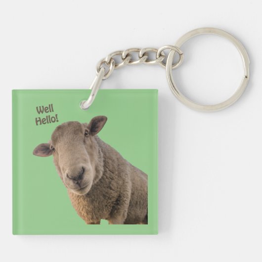 Schafe Schlüsselanhänger (Rückseite)