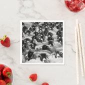 Schafe schwarz und weiß serviette (Beispiel)