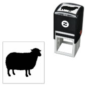 Schafe Silhouette Permastempel (Beispiel)