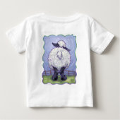 Schafe T - Shirt (Rückseite)