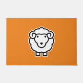 Schafe Türmatten Fußmatte (Vorderseite)