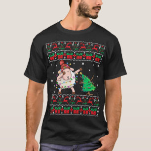 Schafe Ugi Weihnachten Sweater Dabbing Sheep Xmas  T-Shirt