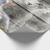 Schafe und Baby Lamb Geschenkpapier (Ecke)
