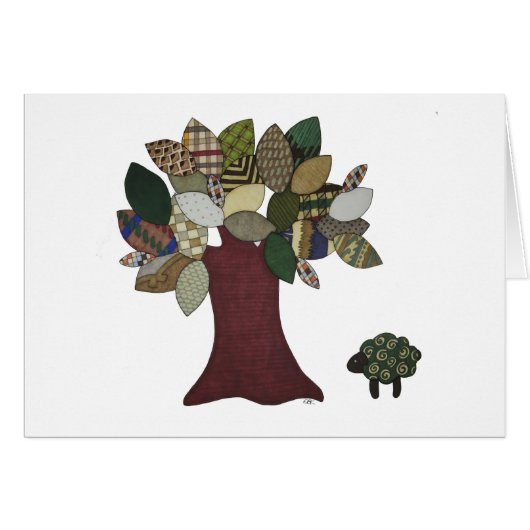 Schafe und Bäume (Vorderseite (Horizontal))