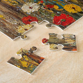 Schafe und Hirten mit Wildblumen Puzzle (Seite)