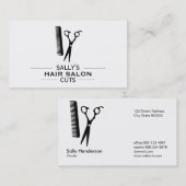 Schafe und Kämme mit Abteilungen Visitenkarte (Vorne/Hinten)