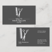 Schafe und Kämme mit Trennflächen (schiefergrau) Visitenkarte (Vorne/Hinten)