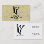 Schafe und Kissen mit Trennflächen (Einlegestoff) Visitenkarte (Vorne/Hinten)