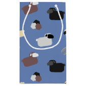 Schafe und Schafe Kleine Geschenktüte (Rückseite)