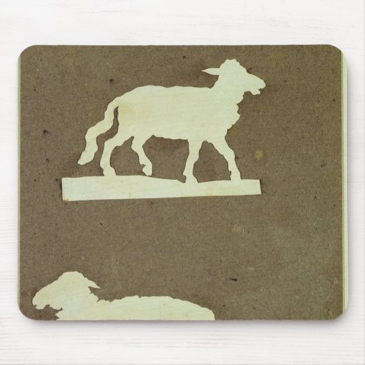 Schafe und Schafe mit Lamm Mousepad (Vorne)