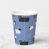 Schafe und Schafe Pappbecher (Rechts)