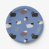 Schafe und Schafe Pappteller (Vorderseite)