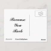 Schafe und Schafe Postkarte (Rückseite)