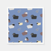 Schafe und Schafe Serviette (Vorderseite)